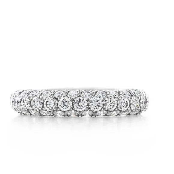 Tiffany's Diamond Ring - Etoile Three Row Bank - 2ct - Picture 1 of 3